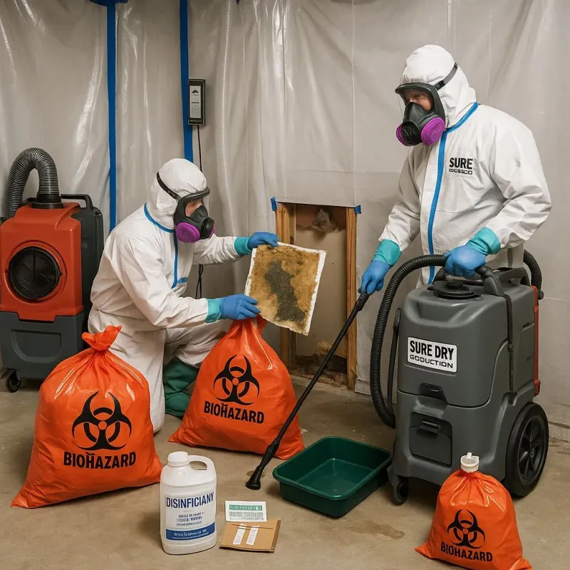 Contaminated Water Handling Protocols process in Hardin County, IL